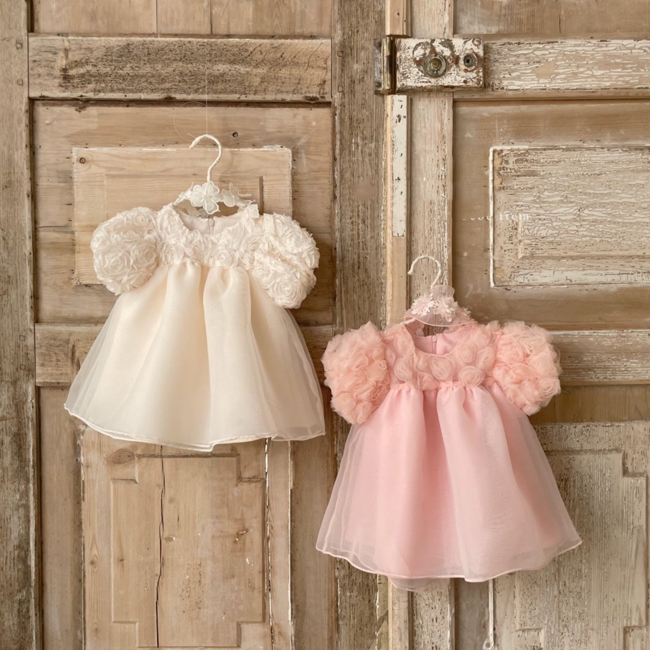 Blossom Party Dress - Peach - A00101