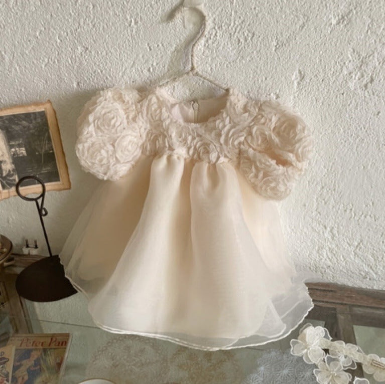 Blossom Party Dress - Peach - A00102