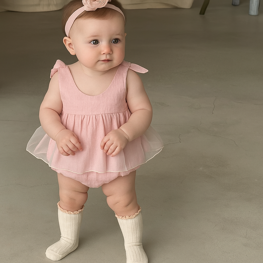 Peony Princess Bodysuit Dress - A020