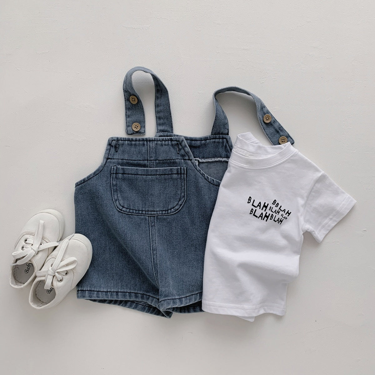 Little Blue Denim 2-Pieces-Set - A018