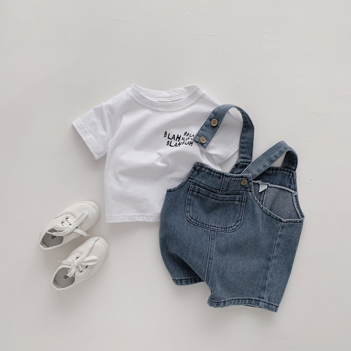 Little Blue Denim 2-Pieces-Set - A018