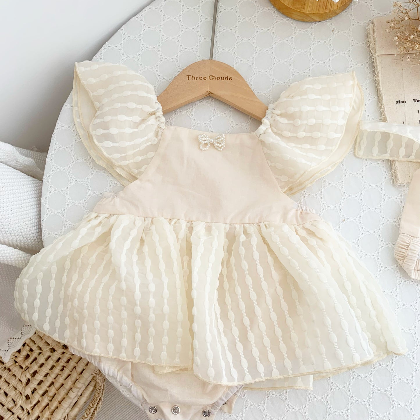 Marshmallow Wings Dress - A007