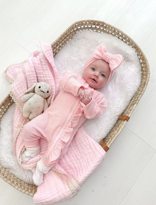 Hush Zip-Up - Milky Pink 2-Pieces-Set - A01501