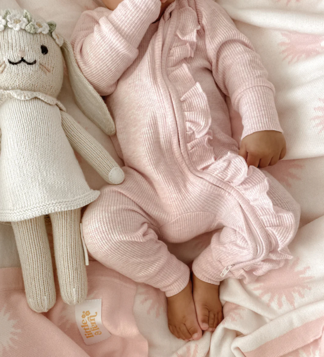 Hush Zip-Up - Milky Pink 2-Pieces-Set - A01501