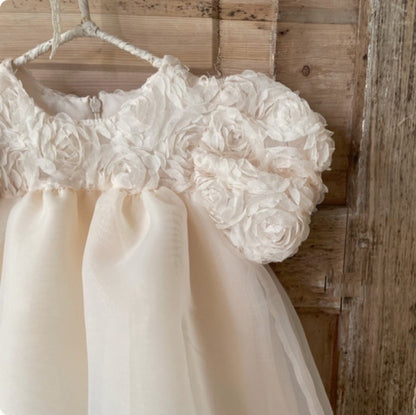 Blossom Party Dress - Peach - A00102