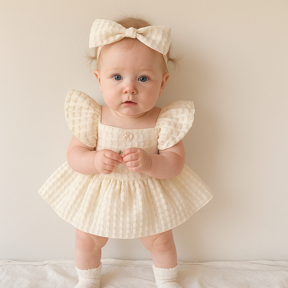 Marshmallow Wings Dress - A007