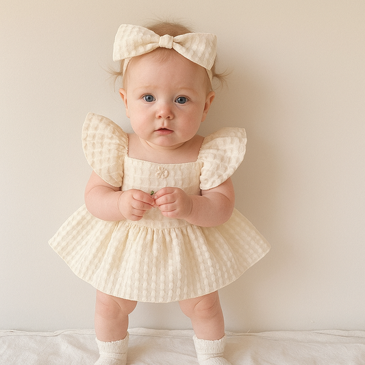 Marshmallow Wings Dress - A007