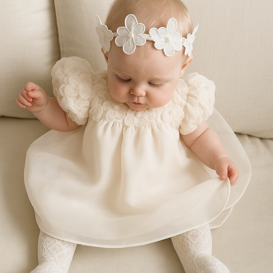 Blossom Party Dress - Peach - A00102