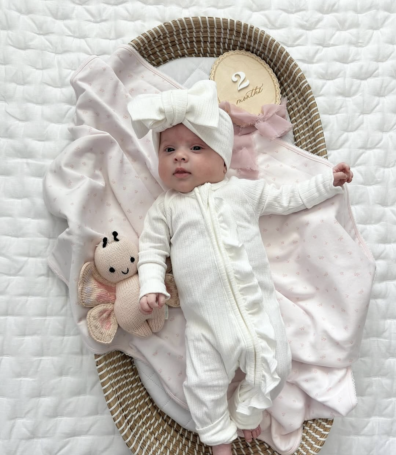 Hush Zip-Up -Cotton White 2-Pieces-Set - A01502