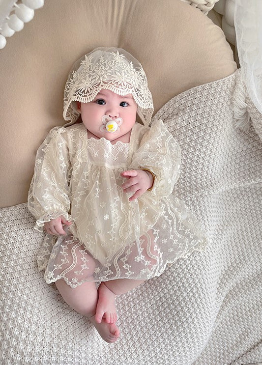 Little Duchess Lace 2-Pieces-Set - Long Sleeves - A008