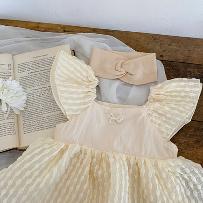 Marshmallow Wings Dress - A007