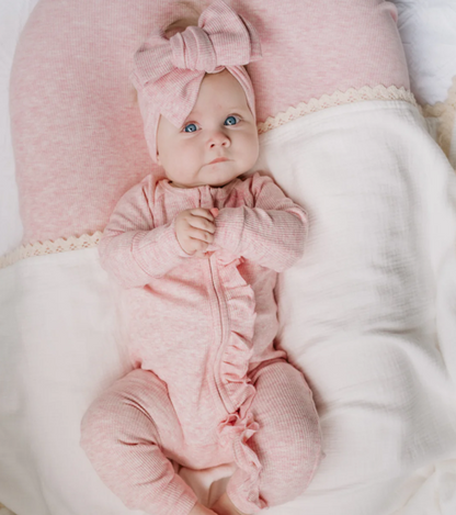 Hush Zip-Up - Milky Pink 2-Pieces-Set - A01501